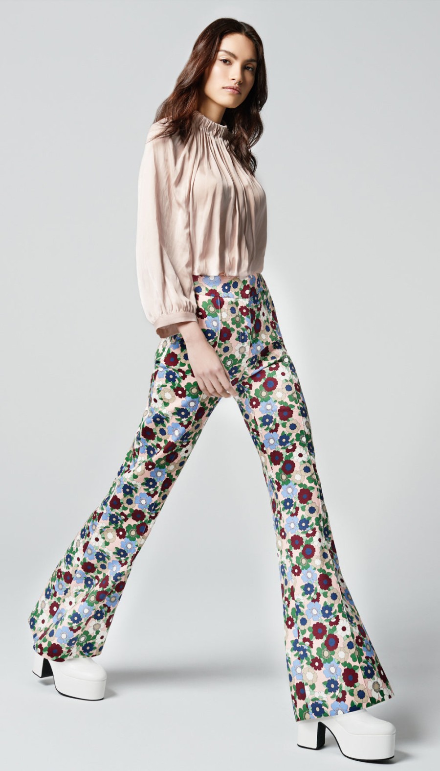 Bottoms ShopSmythe | Wide Leg Pintuck Trouser