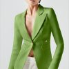 Duchess & Wrap Blazers ShopSmythe | Linen Duchess Blazer Grass