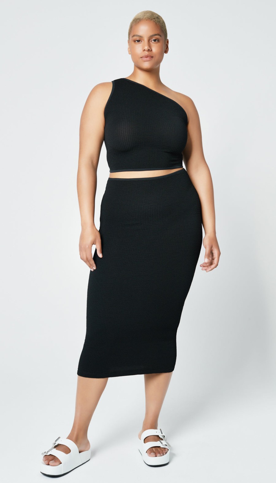 Bottoms ShopSmythe | Pull On Rib Skirt