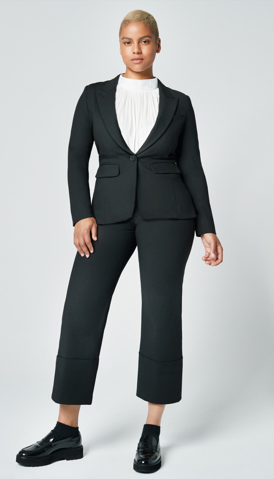 Blazers ShopSmythe | Peaked Lapel Blazer W/ Black Trim