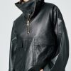 Outerwear ShopSmythe | Over The Head Leather Anorak