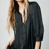 Tops ShopSmythe | Shirred Pocket Blouse