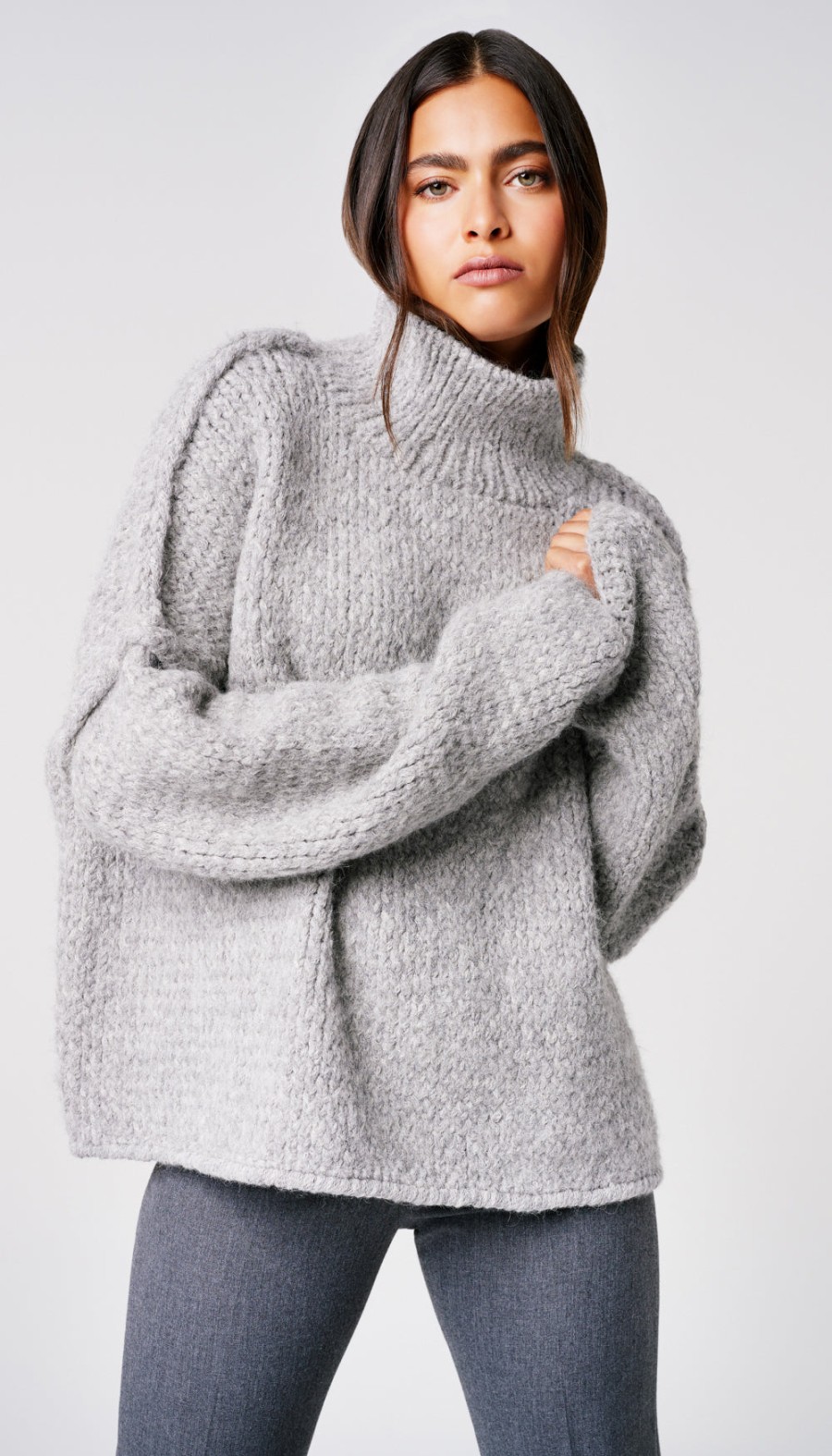 Sweaters ShopSmythe | Reverse Seam Turtleneck Sweater