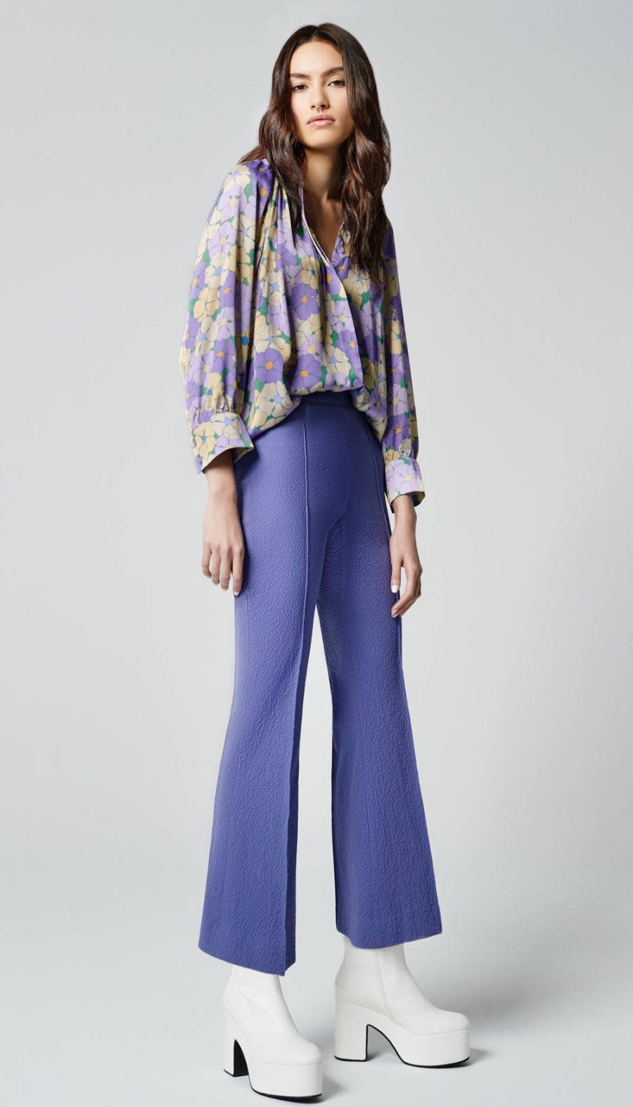 Bottoms ShopSmythe | Cropped Pintuck Pant