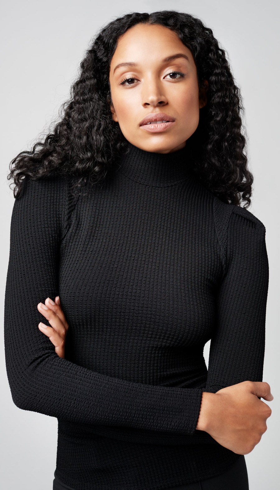 Tops ShopSmythe | Box Pleat Knit Top