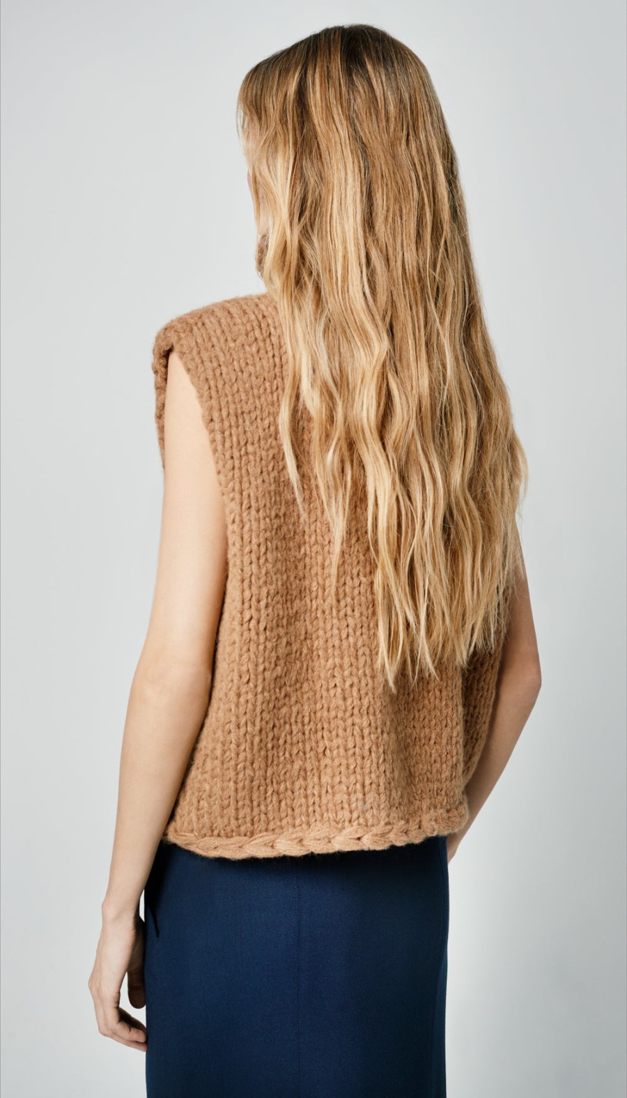 Sweaters ShopSmythe | Handknit Sleeveless Turtleneck