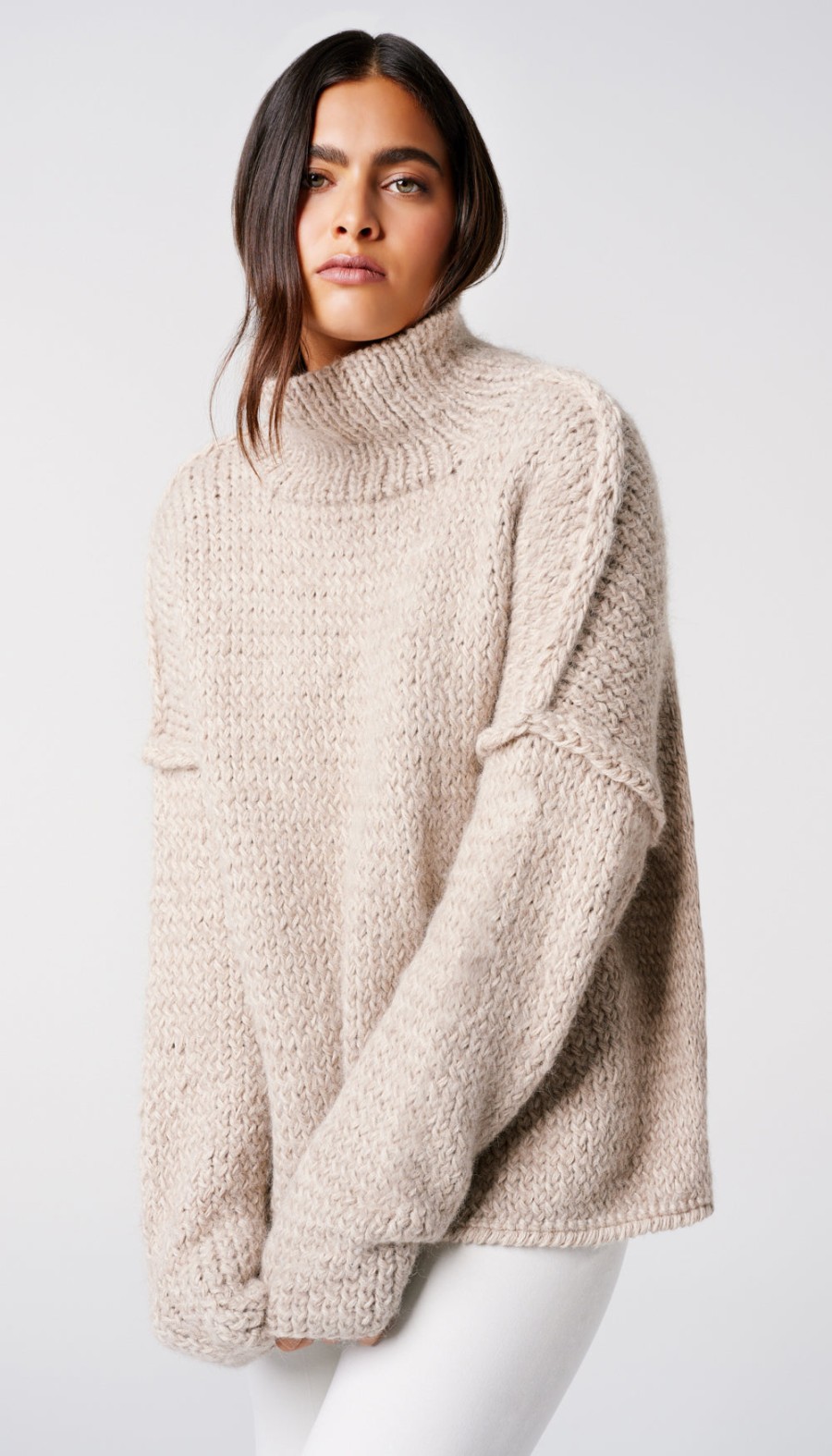 Sweaters ShopSmythe | Reverse Seam Turtleneck Sweater